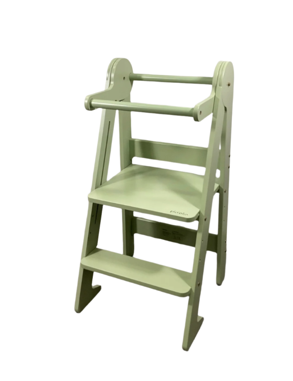 Piccalio Mini Chef Foldable Helper Tower, Sage For Cheap