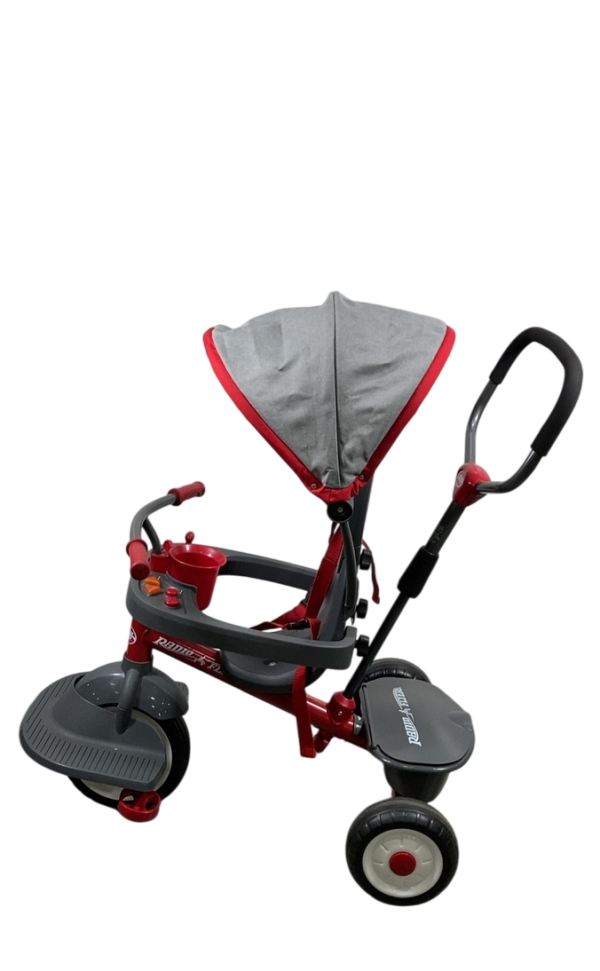 Radio Flyer 4-in-1 Stroll  n Trike, Push Trike for Toddlers (484Z), Red Hot on Sale - Image 3
