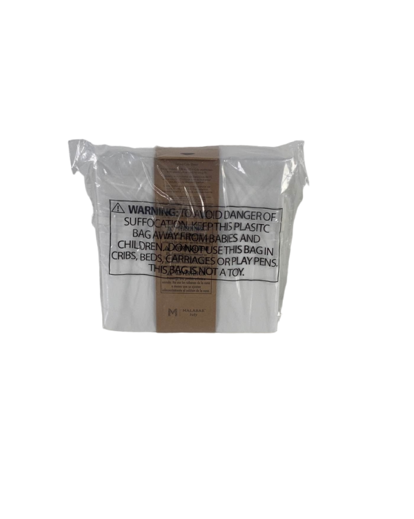 Malabar Baby Fitted Crib Sheet, Off White Online now - Image 3
