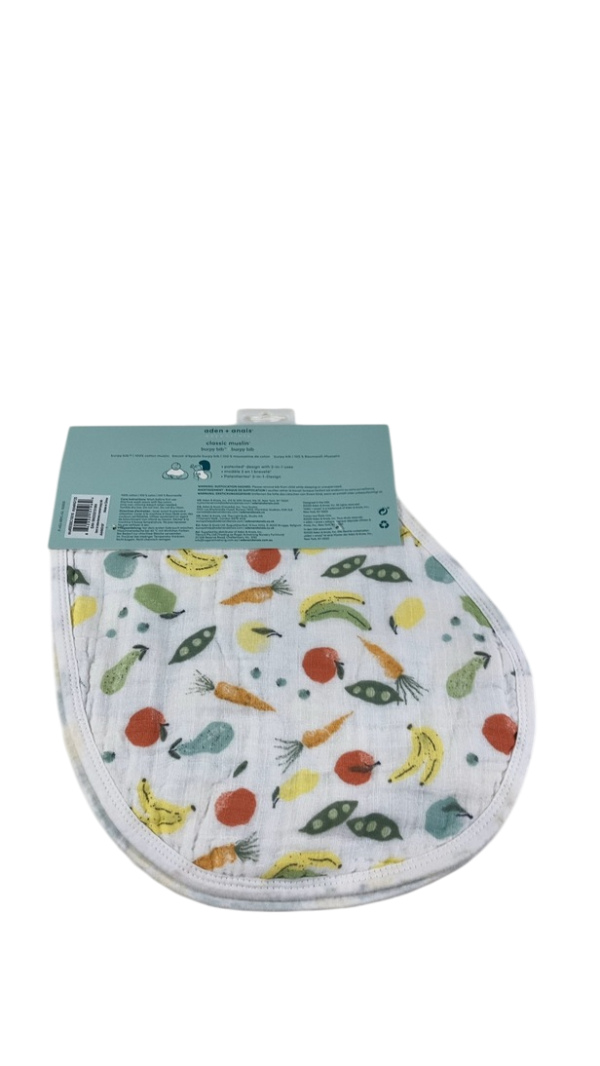 Aden + Anais Cotton Muslin Burpy Bib, Farm To Table For Discount - Image 2