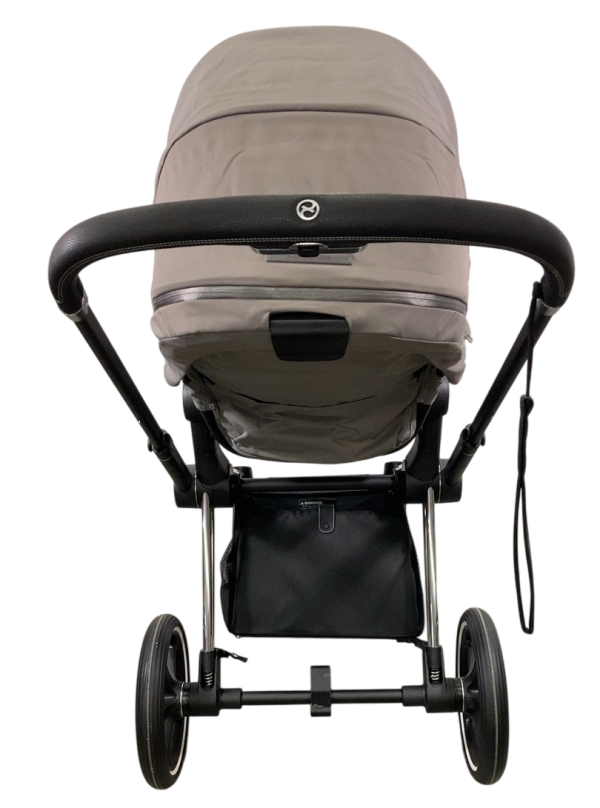 Cybex PRIAM Stroller, 2019, Manhattan Grey, Chrome With Black Details For Discount - Image 5