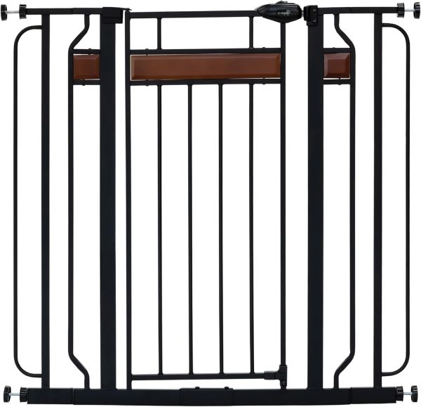 Regalo Wall Safe Extra Tall Walk Through Gate, Black Online