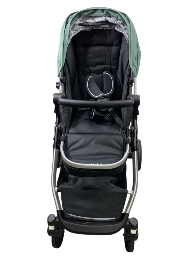 Mockingbird Single to Double 2.0 Stroller, Sage, Windowpane, Silver With Black Leather, 2025 For Discount - Image 4