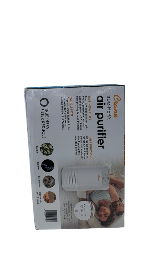 Crane True HEPA Tower Air Purifier with UV Light Cheap - Image 3