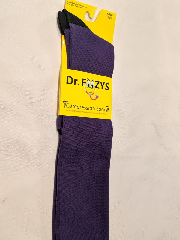 Compression Socks DARK PURPLE DFC-02 on Sale