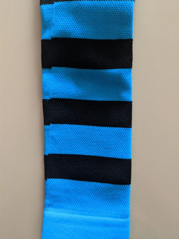 Compression Socks TEAL with BLACK STRIPES DFCS-09 For Cheap - Image 2