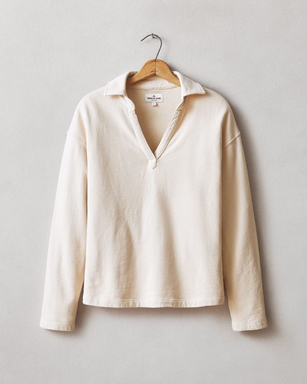 French Terry Popover - Almond Peach For Discount - Image 5