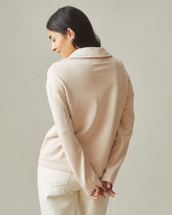 French Terry Popover - Almond Peach For Discount - Image 3