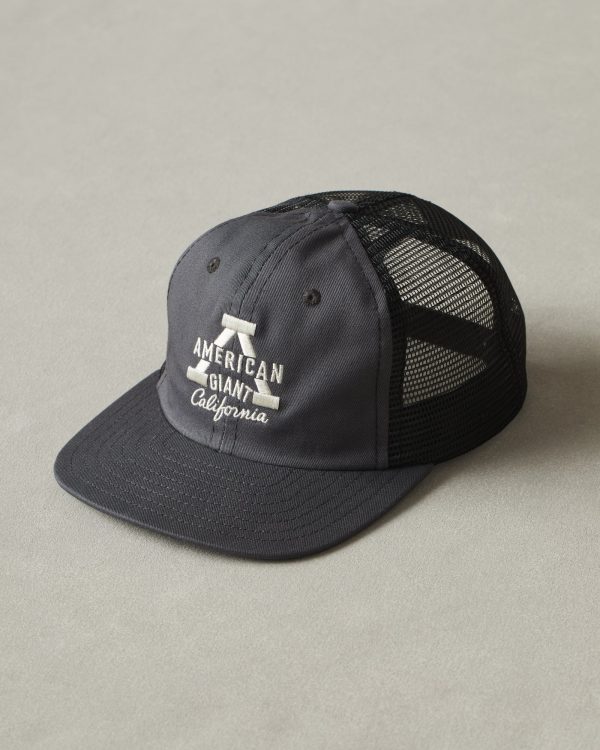 AG Trucker Hat - Charcoal Online Hot Sale - Image 2