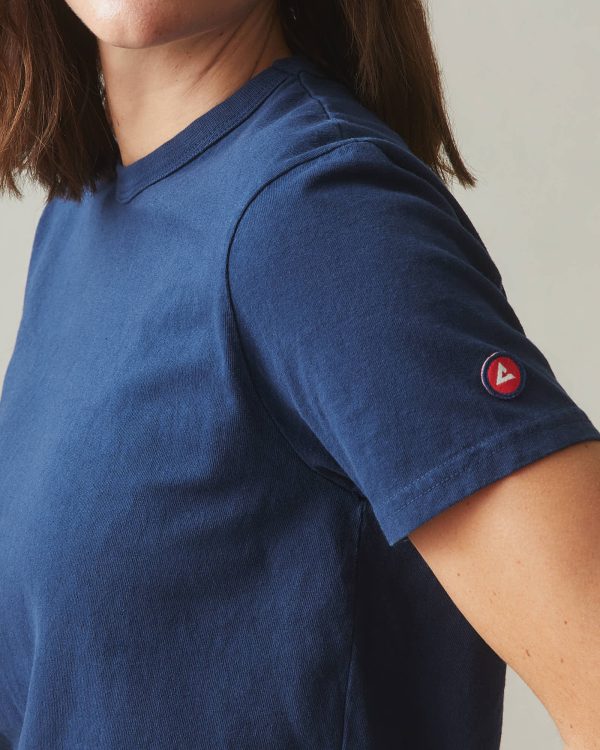 Vintage Crew Tee - Washed Pageant Blue For Discount - Image 2