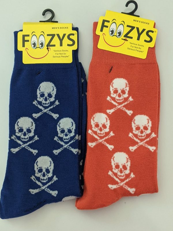 Skulls & Crossbones Men s Socks   FM-104 Hot on Sale